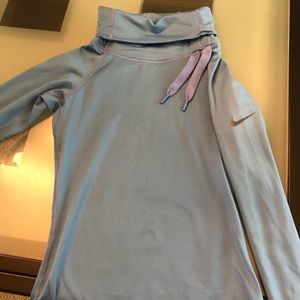 Nike running pullover with turtleneck